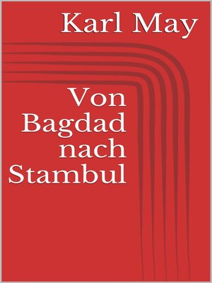 cover image of Von Bagdad nach Stambul